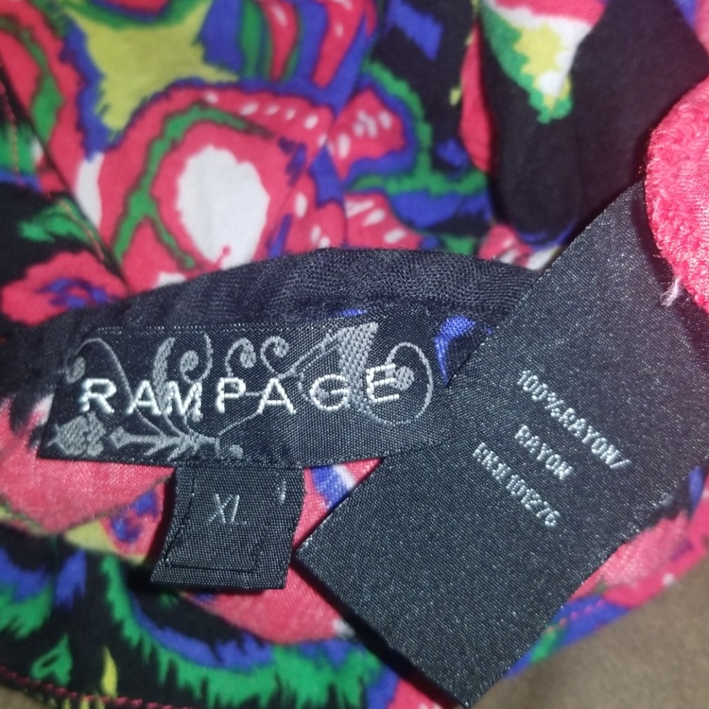 Rampage Women's Xl Multi Color Romper - image 8